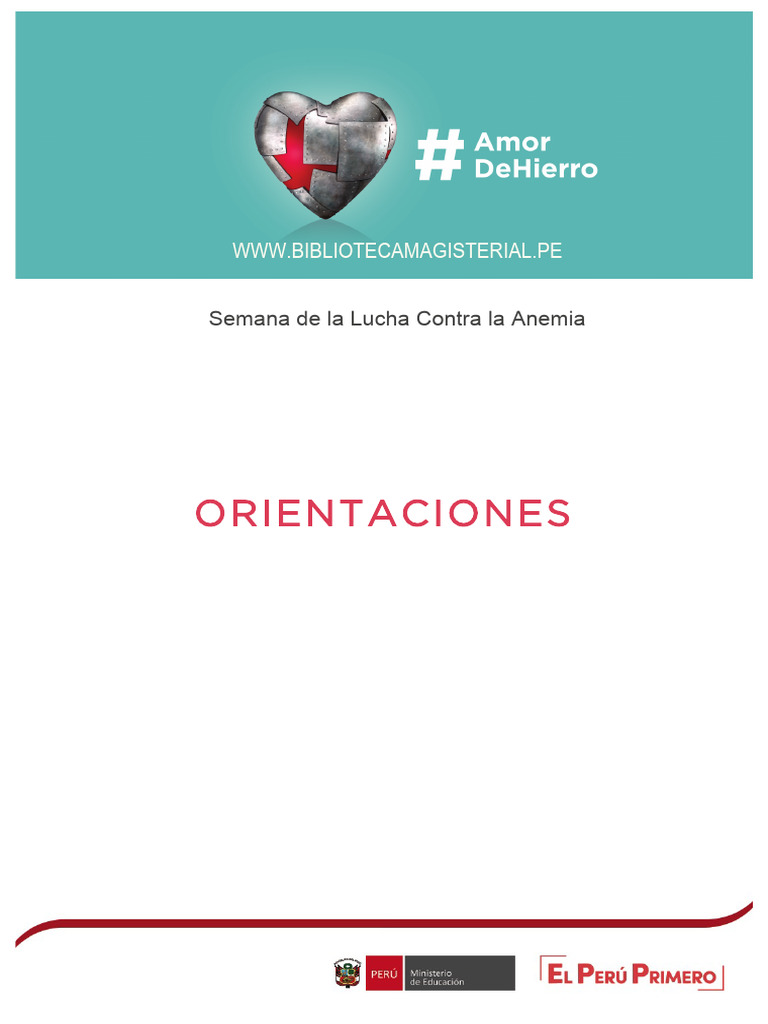Semana de Lucha Contra la Anemia 2023 | PDF | Ciencias sociales
