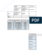 Tarif Excel