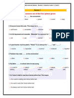 Unit 4: Choose Two Answers Exercise | PDF