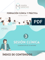 Psicología - Sesión Clínica Informes