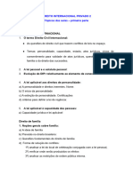 DIPr2 Tpicos Das Aulas para Primeira Parte