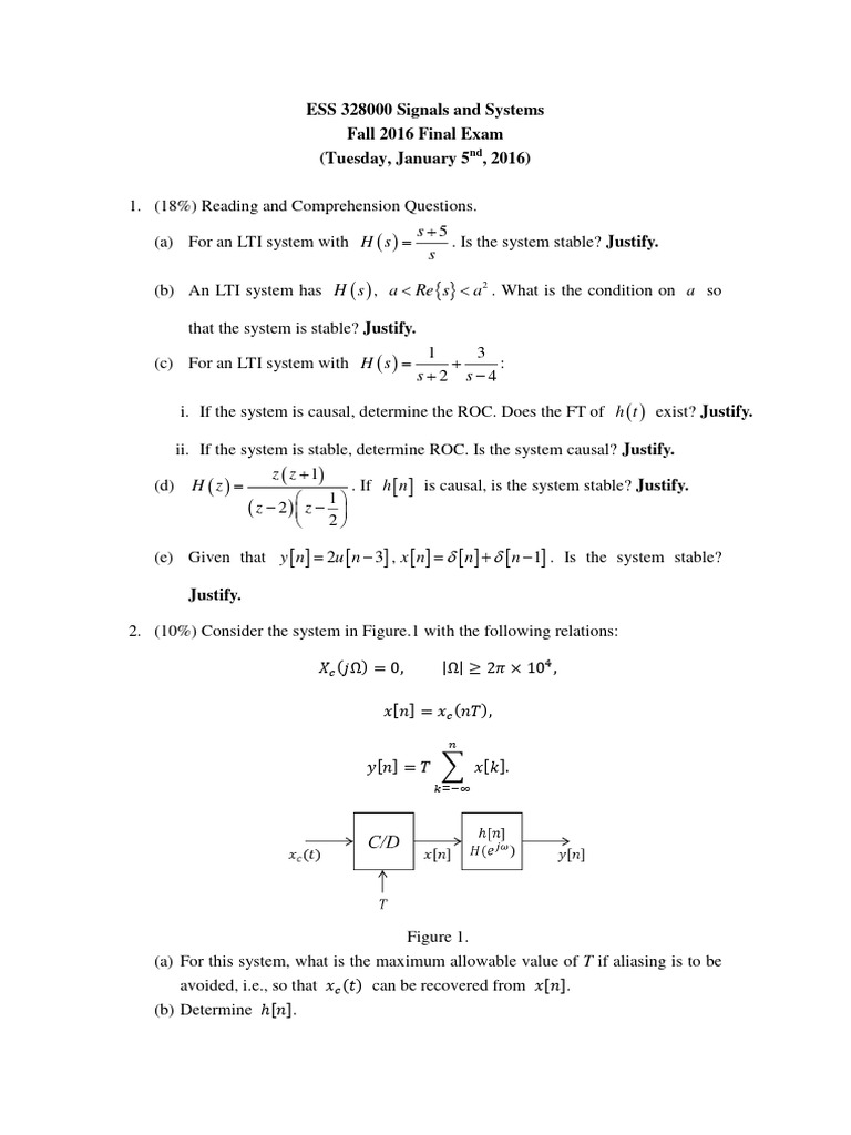 Sample Final | PDF