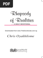 Rhapsody of Realities: Chris Oyakhilome