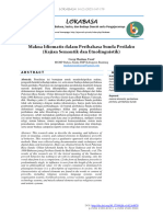 Makna Idiomatis Dalam Peribahasa Sunda Perilaku Ka