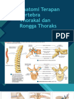 Anatomi Terapan Vertebra Thorakal Dan Rongga Thoraks