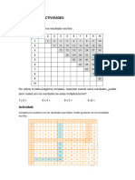 Secuencia de Actividades Matematica