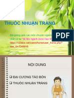 123doc Thuoc Nhuan Trang PPT Duoc Ly
