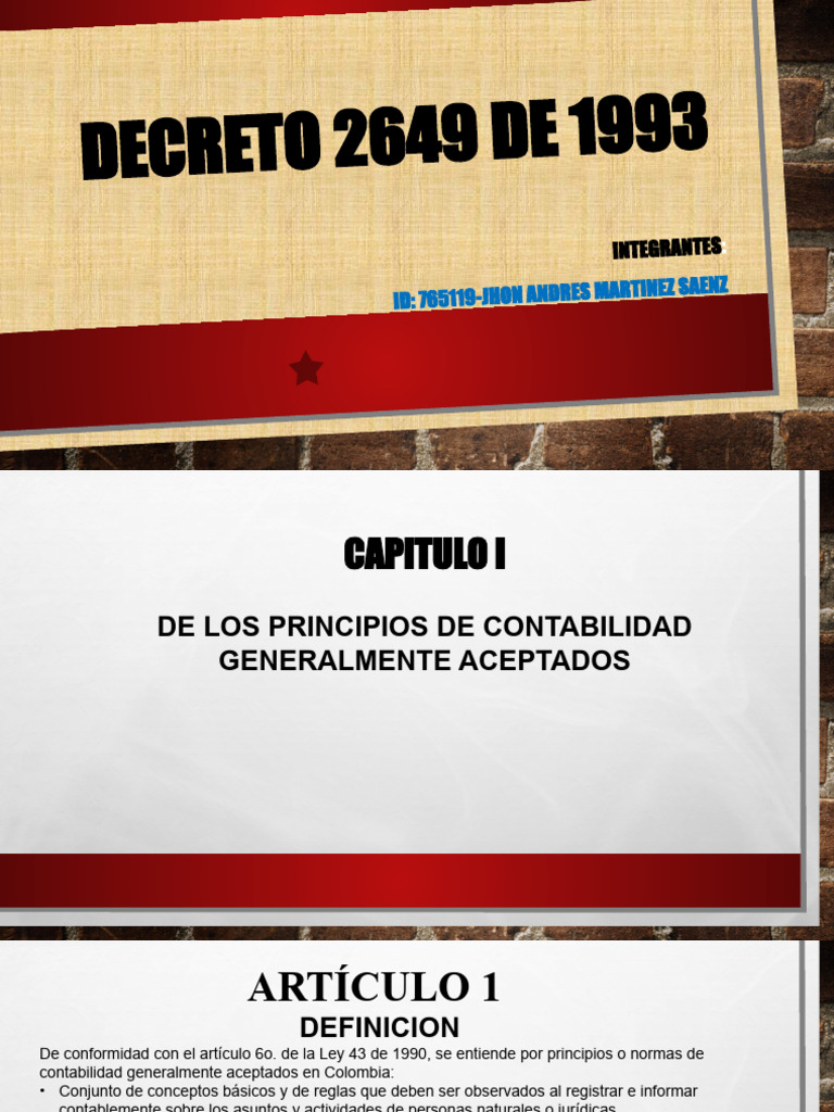 DECRETO - 2649 - Andres Martinez | PDF | Derecho