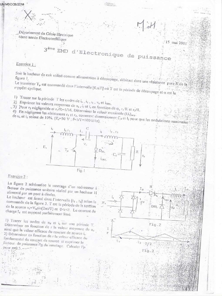 3 EMD Electronique de Puissance 15 Mai 2001 Compressed | PDF