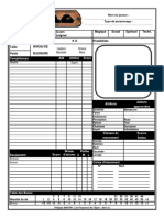 Feuille de Perso Torg PDF