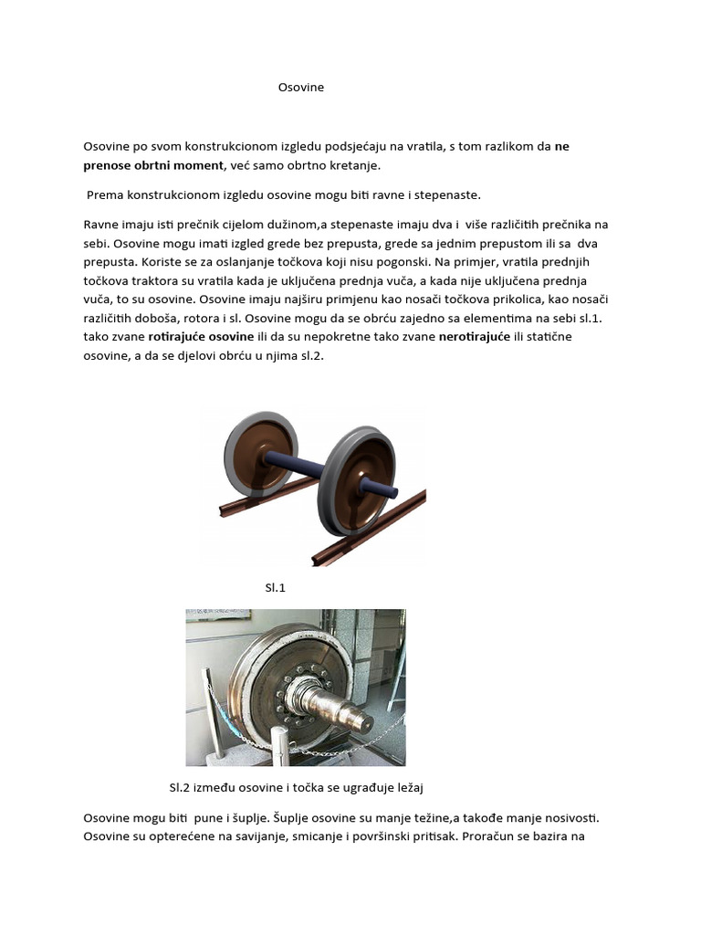 OSOVINE | PDF