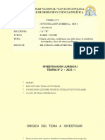 Teoria N2 Sec AOrigenelecciondeltemaainvestigarcondicionedelinvestigadorclasede