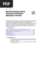 Restructuring Active Directory Domains Between Forests