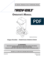 Manual Chipper 769-09749 - CS4265&4325 - 2015