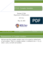 Lec 1 - Complex Numbers and Different Representations (Linear Algebra Revisited)