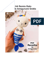 PDF Croche Sereia Gato Receita de Amigurumi Gratis