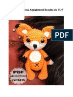 Pequena Raposa Amigurumi Receita de PDF Gratis