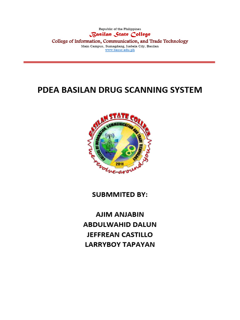 Drug Scanning System | PDF | Substance Abuse | Drug Test