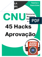 Apostila - 45 Hacks Aprovacao - CNU - 2024