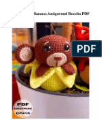 Macaco em Banana Amigurumi Receita PDF Gratis