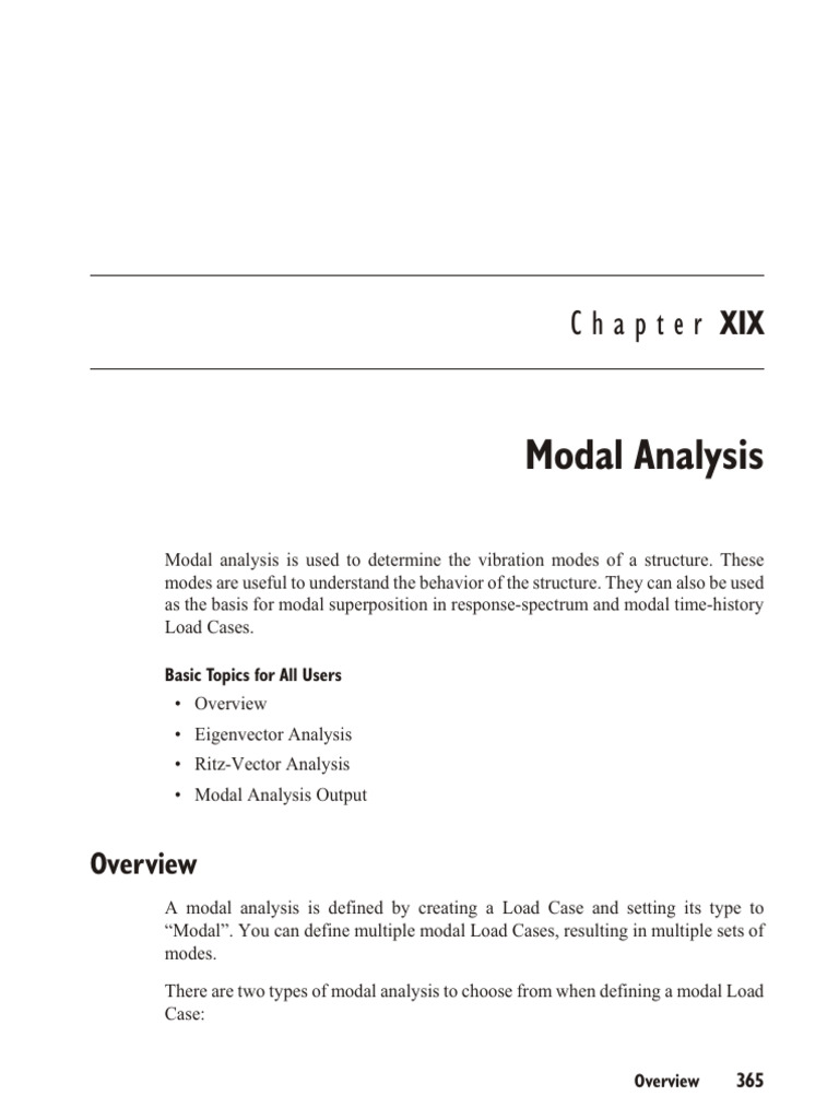 Ritz Modes Analysis Overview | PDF | Eigenvalues And Eigenvectors ...