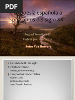 Lapoesaespaolaaprincipiosdelsigloxx 110219063647 Phpapp02