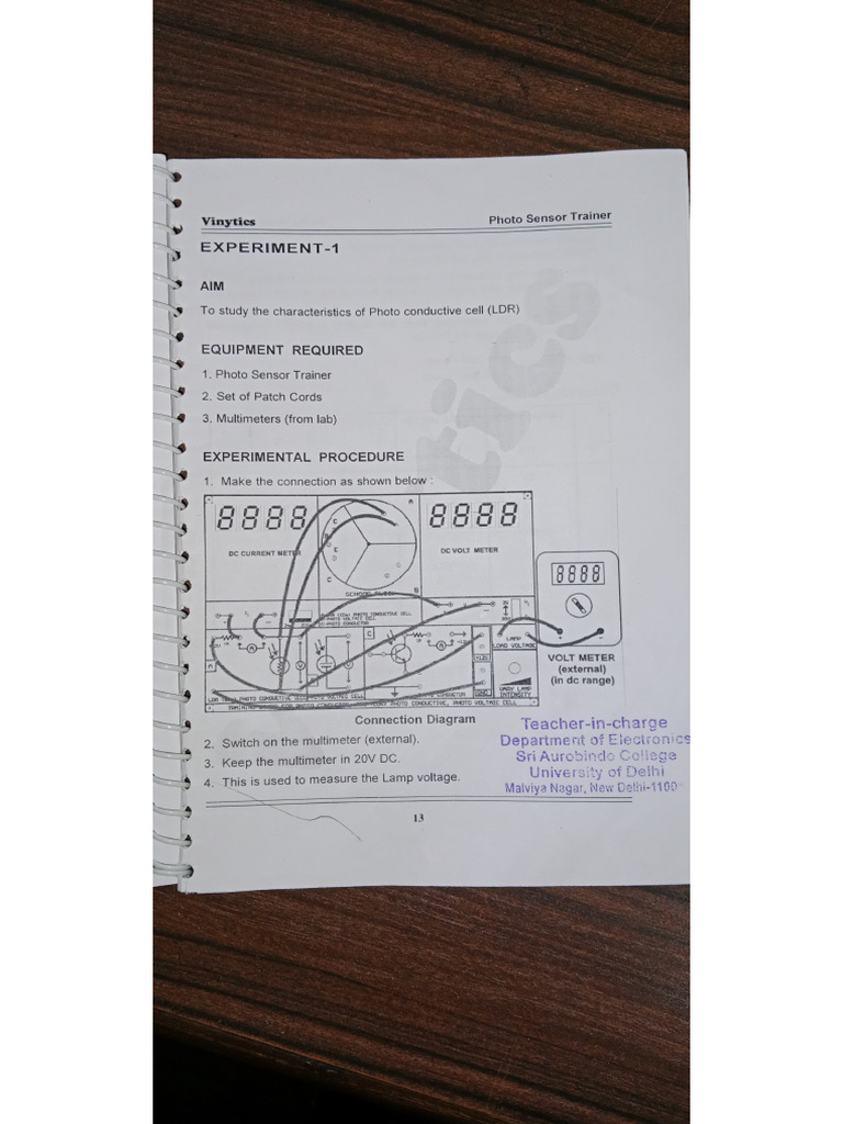 Instru Lab Manual Exp 5.6.7 | PDF