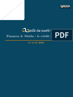 Finances Maths Le Credit Immobilier