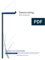 Microecomnomie (Samenvatting)