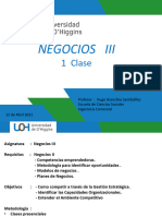 1 Clase Negocios III Abril 2022