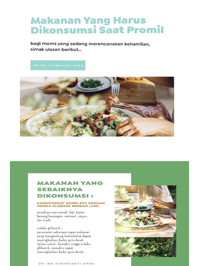 Makanan Promil | PDF