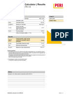 PERI Formwork Load Calculator