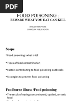 Beware of Food Safety