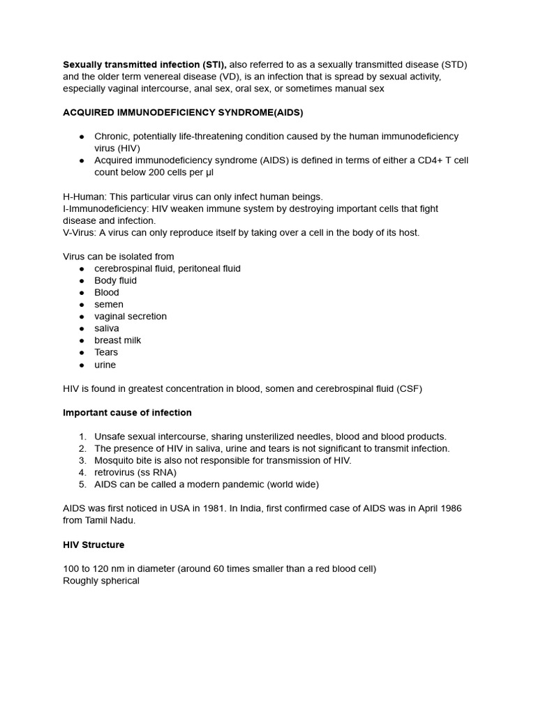 Std and hypersensitivity pdf