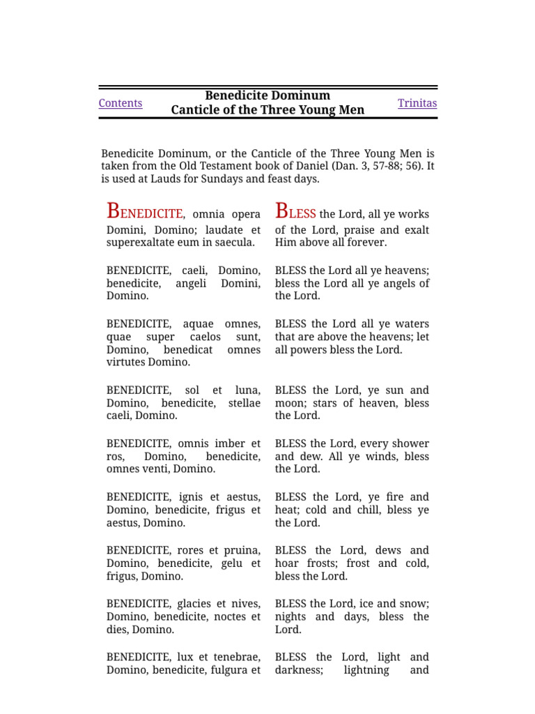 benedicite-dominum-download-free-pdf-latin-language-christian-hymns