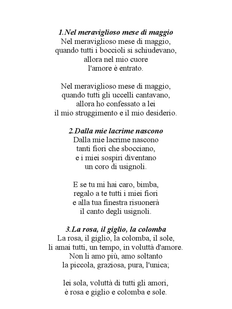 Dichterliebe Traduzione Italiano