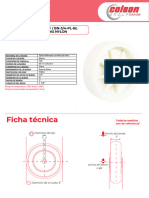 Rueda 6 X 2 - Nylon Ref BN-34-PL-BL