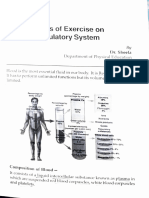 Effect of Exercise On Circulatory System