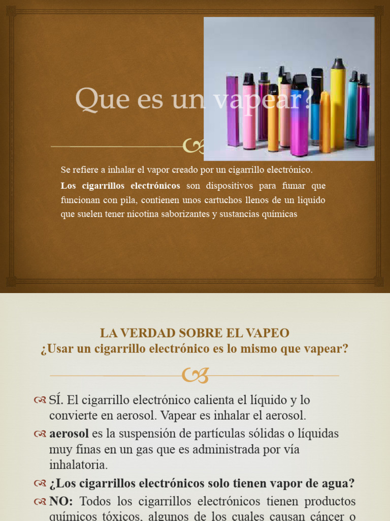 Que Es Un Vapear | PDF