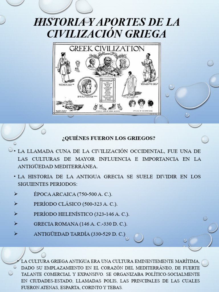 Historia y Aportes de La Civilización Griega | PDF | Antigua Grecia ...