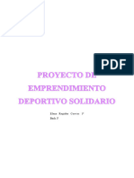 Proyecto de Emprendimiento Deportivo Solidario