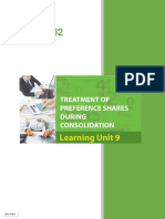 Learning Unit 9 Treatment of Preference Shares During Consolidation