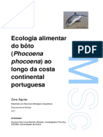 Ecologia Alimentar Do Bôto (Phocoena Longo Da Costa Continental Portuguesa