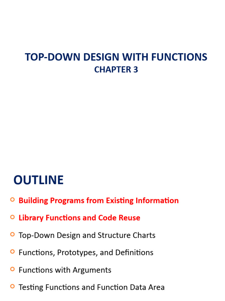 Chapter3 Top Down Design With Functions | PDF | Parameter (Computer ...