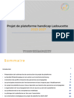 Projet de Plateforme Handicap Ladoucette 2023-2027