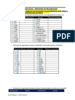 1ra Parte - Ejercicios PARA RESOLVER Sistemas de Numeracion