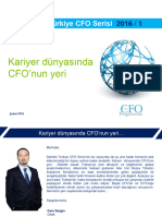 Deloitte CFO Serisi Yeni Bir CFO