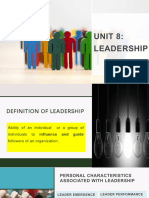 Unit 8 - Leadership-Part 1