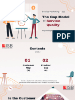 The Gap Model: Service Quality