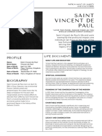 Saint Vincent de Paul: Profile